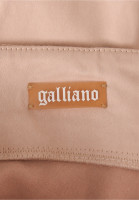 Розовое корсетное платье Galliano 