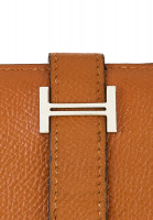 Портмоне Hermès Bearn Orange в коже Epsom