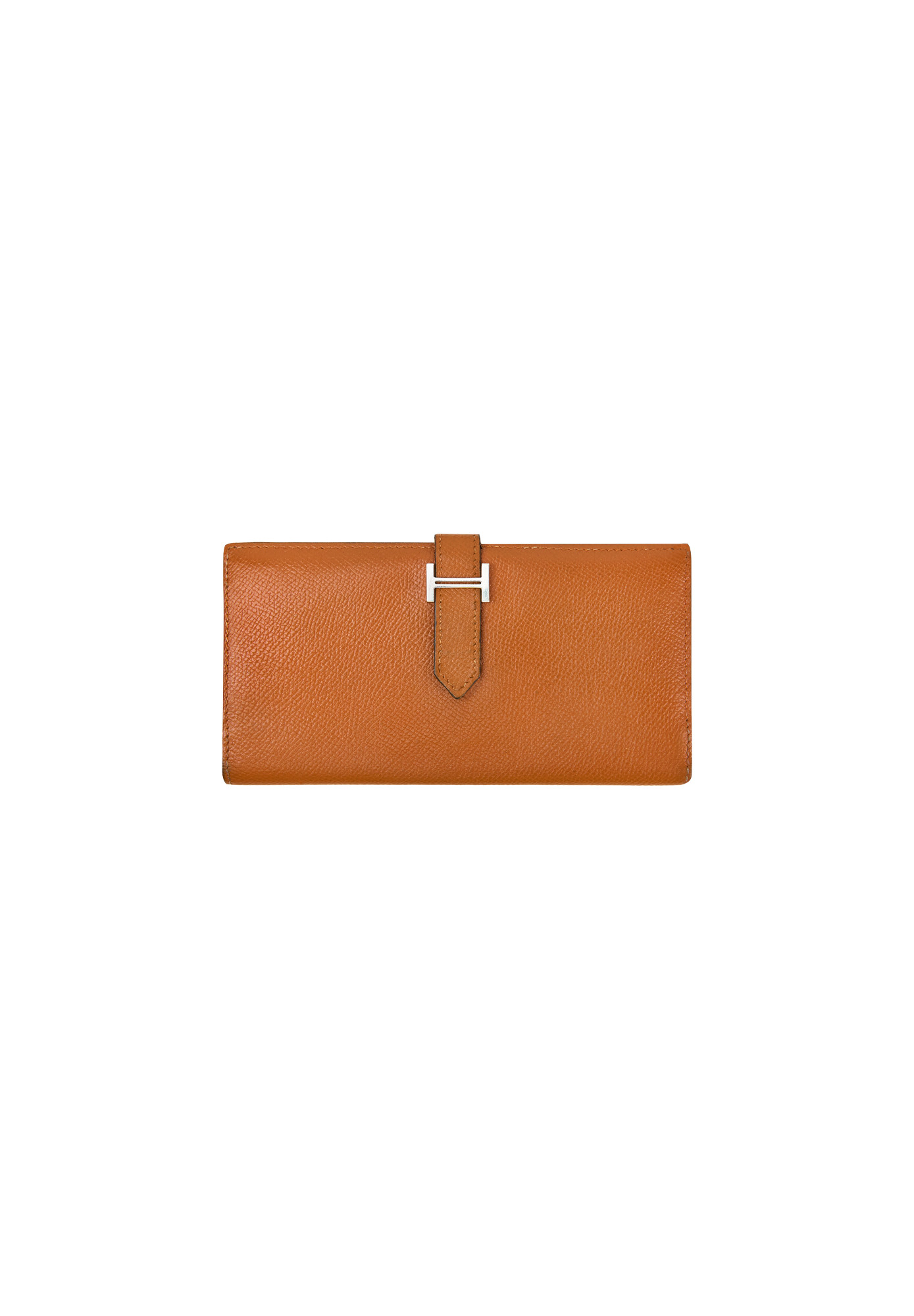 Портмоне Hermès Bearn Orange в коже Epsom