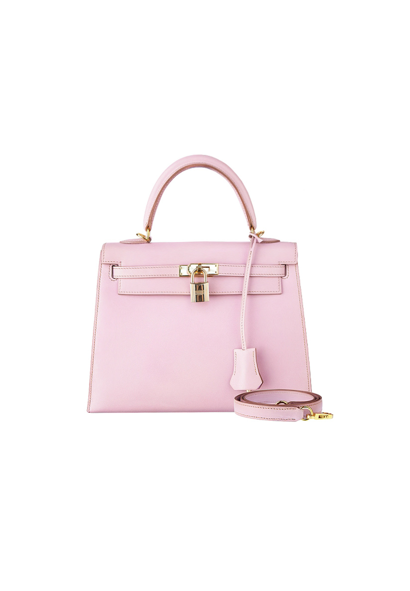 Cумка Hermès Kelly 25 Lilac Box Nepal
