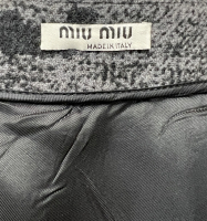 Шерстяное пальто Miu Miu