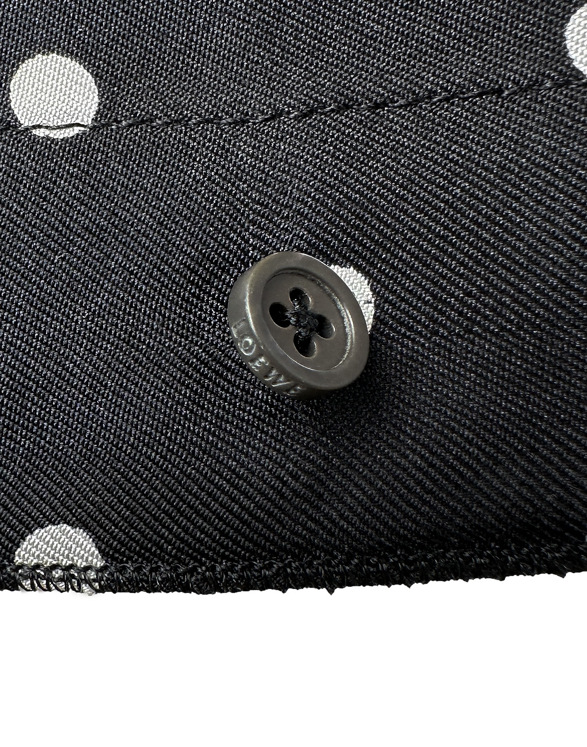 Шелковая блузка Loewe в горох