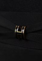 Черная шляпа Hermès