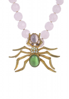 Асимметричное колье с пауком