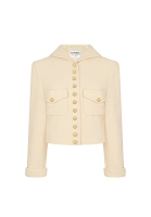 Укороченный жакет Chanel из мягкой шерсти