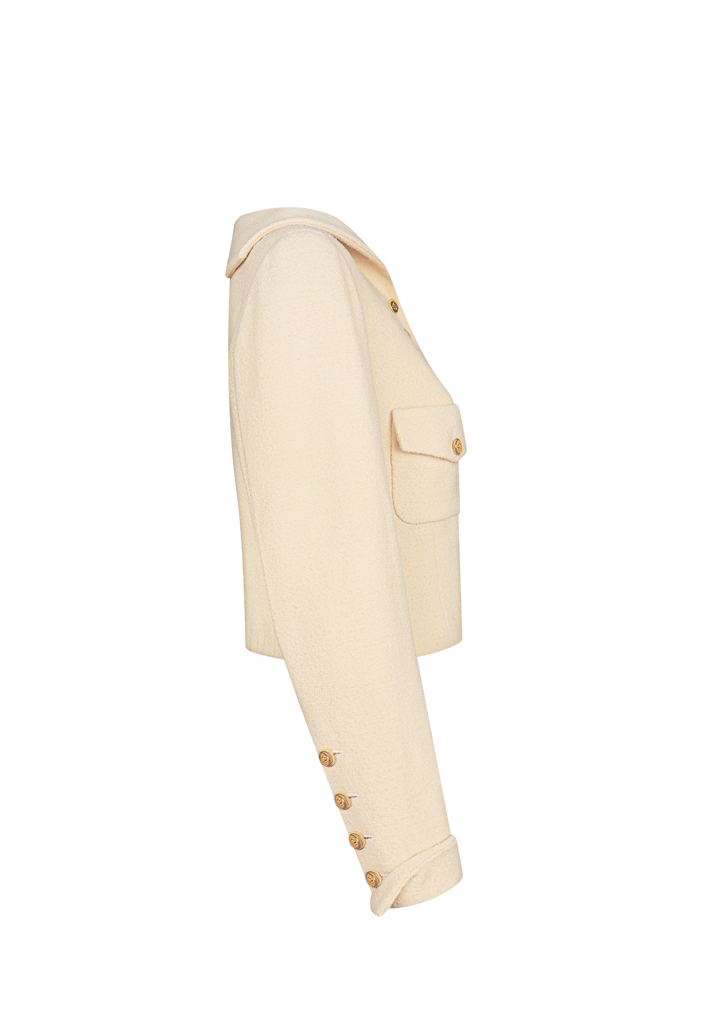 Укороченный жакет Chanel из мягкой шерсти