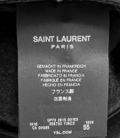 Чёрный берет Saint Laurent