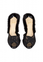 Черные босоножки Christian Louboutin