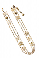 Золотистый винтажный пояс