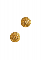 Клипсы Chanel с логотипом 1