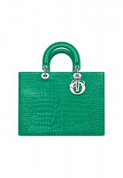 Крокодиловая сумка Lady Dior