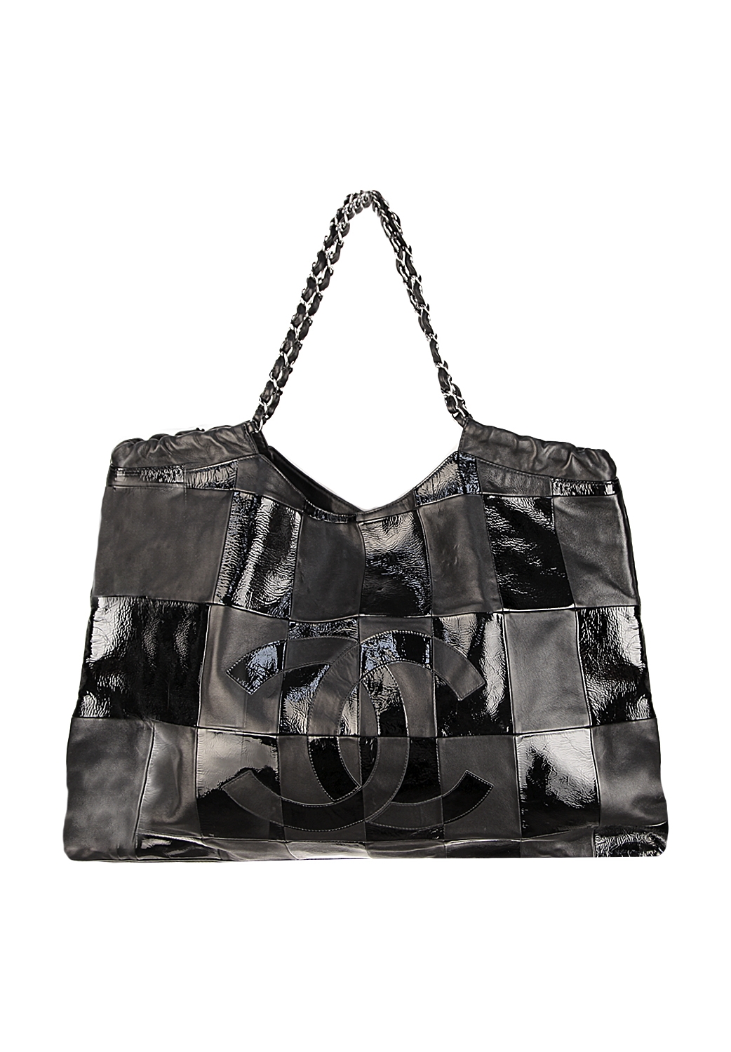 Комбинированная объемная сумка Chanel