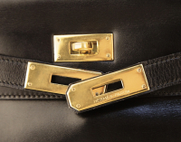 Сумка Hermès Kelly 28 Noir Box Retourne