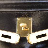 Сумка Hermès Kelly 28 Noir Box Retourne