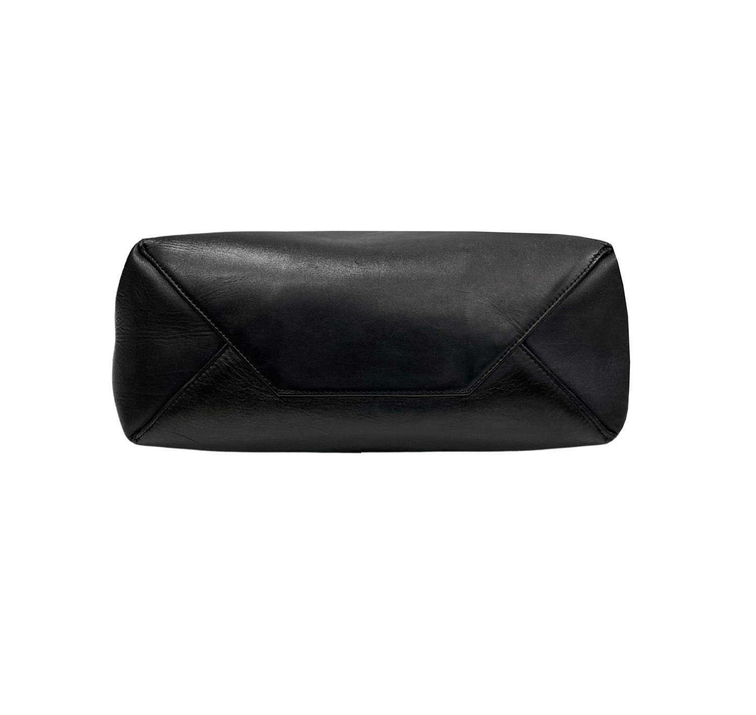 Черная кожаная сумка Céline Cabas