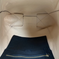 Черная кожаная сумка Céline Cabas