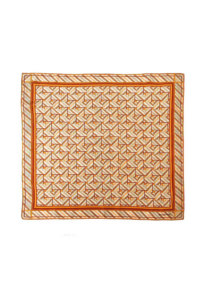 Шелковый платок Balenciaga