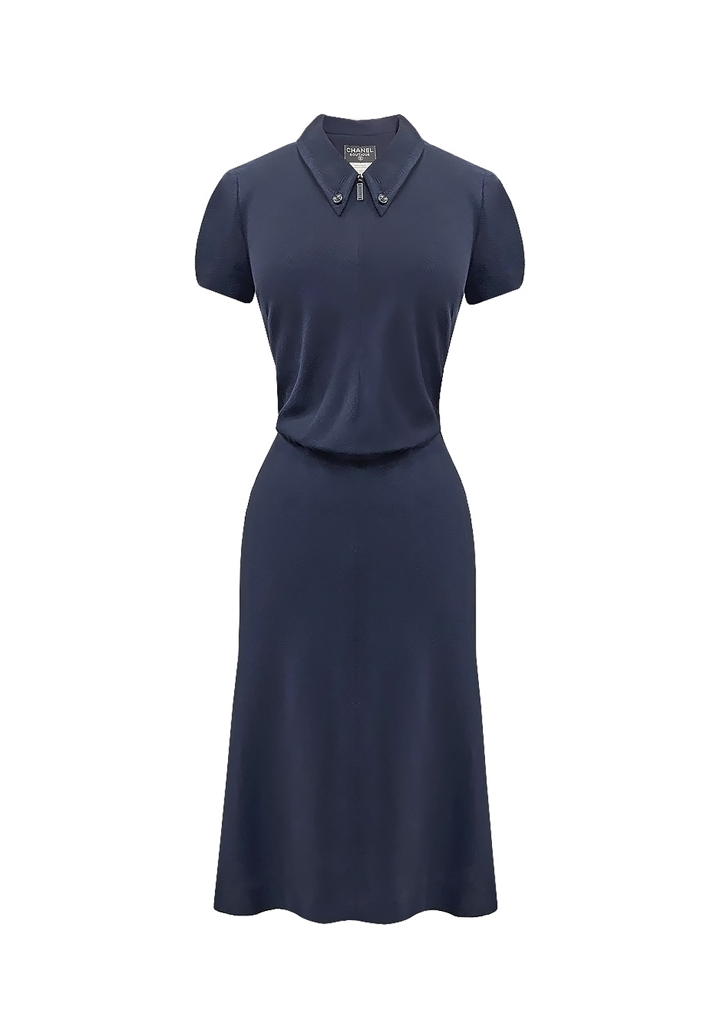 Темно-синее платье Chanel