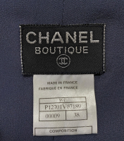 Темно-синее платье Chanel