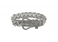 Серебряный браслет Hermès