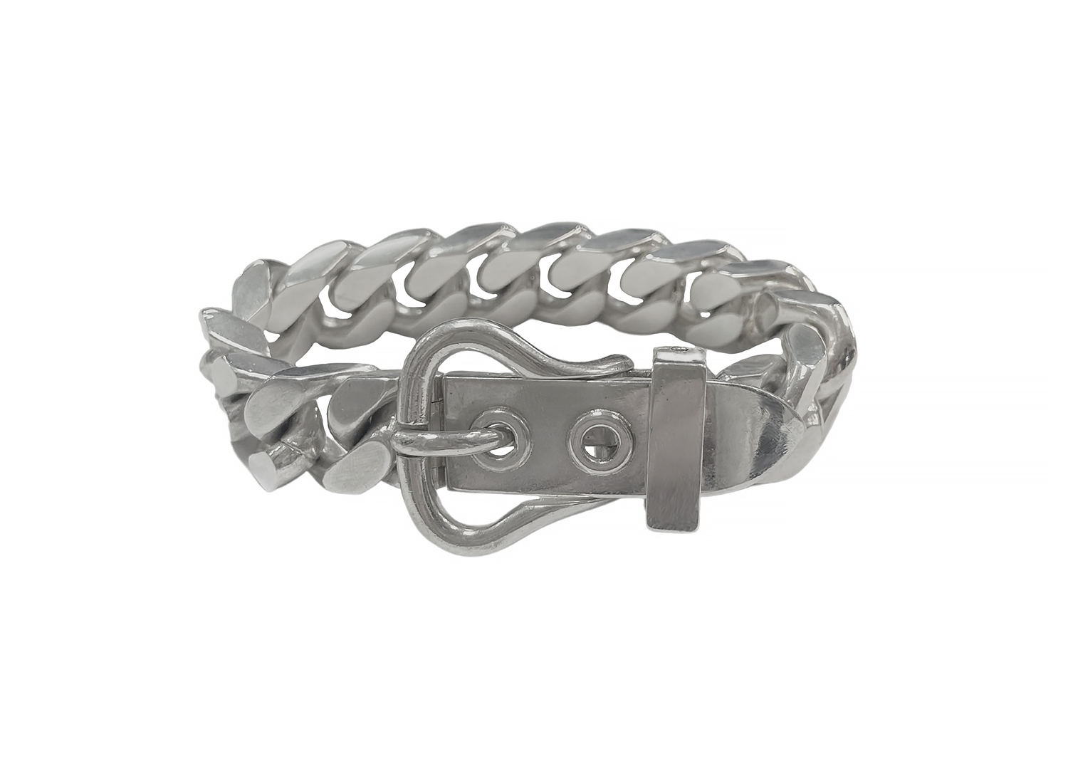 Серебряный браслет Hermès