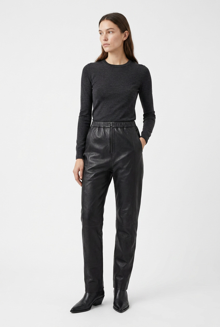 Кожаные брюки Céline