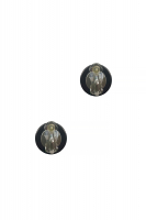 Круглые клипсы Chanel