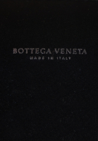 Черный клатч Bottega Veneta Knot