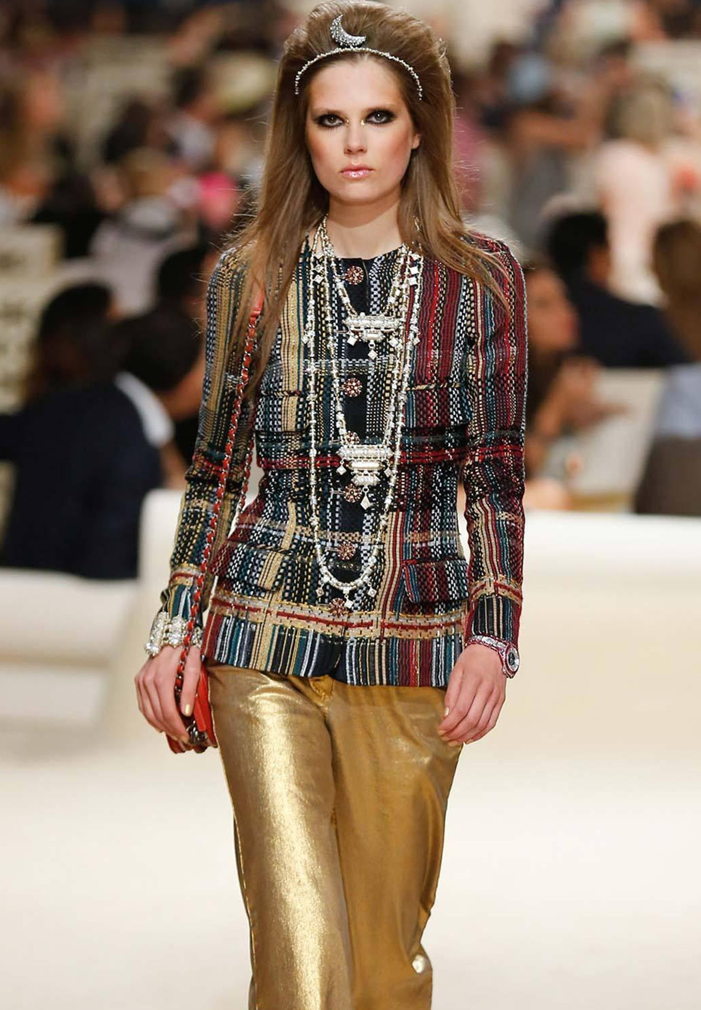 Жилет Chanel Paris-Dubai в клетку