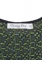 Зеленое платье Christian Dior в сетку