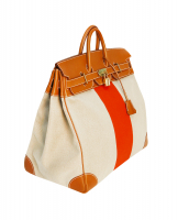 Сумка Hermès HAC Flag Birkin 50 Naturel Barenia And Canvas