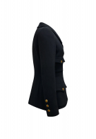 Черный жакет Chanel с пуговицами Gripoix