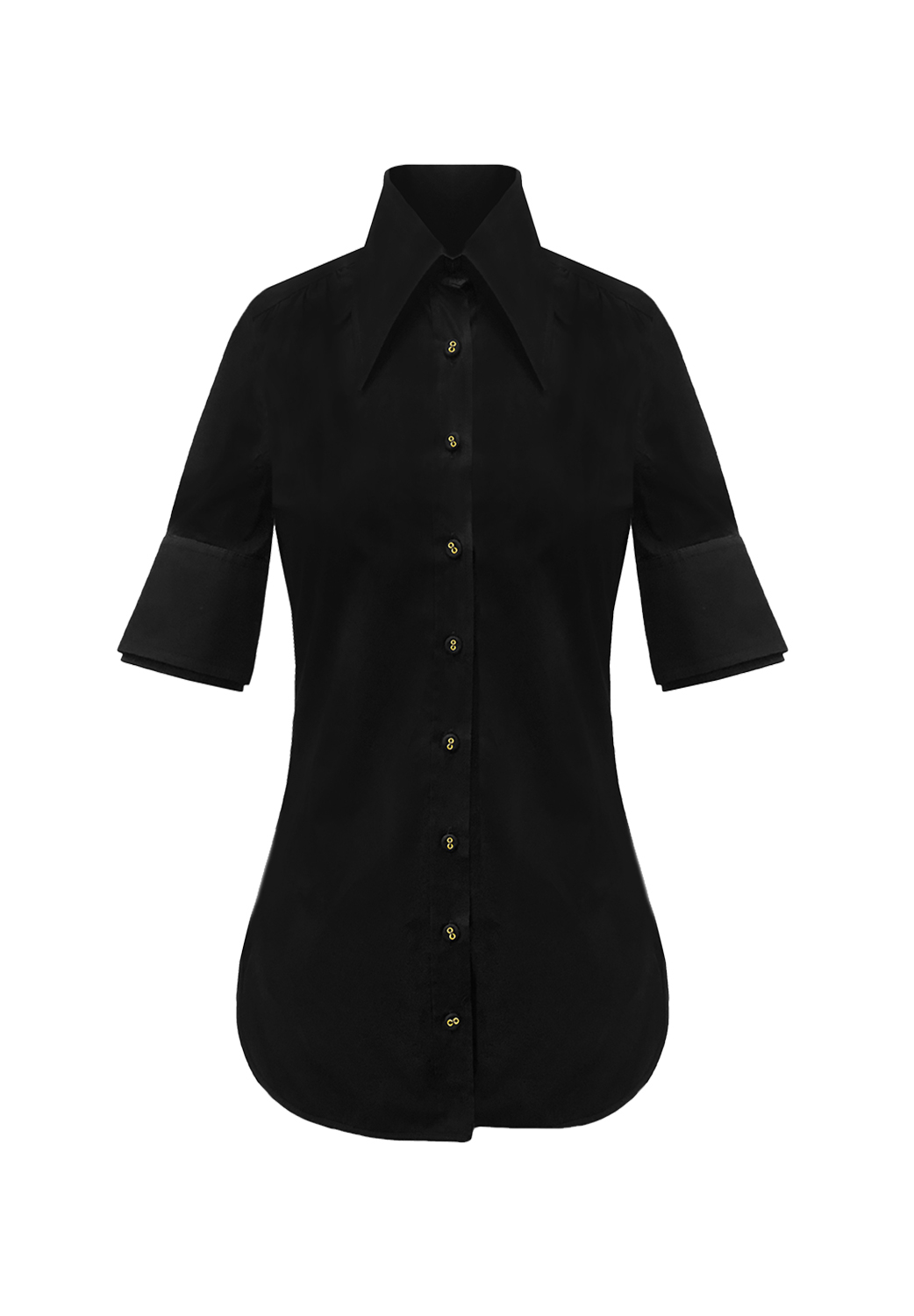 Черная рубашка Balenciaga