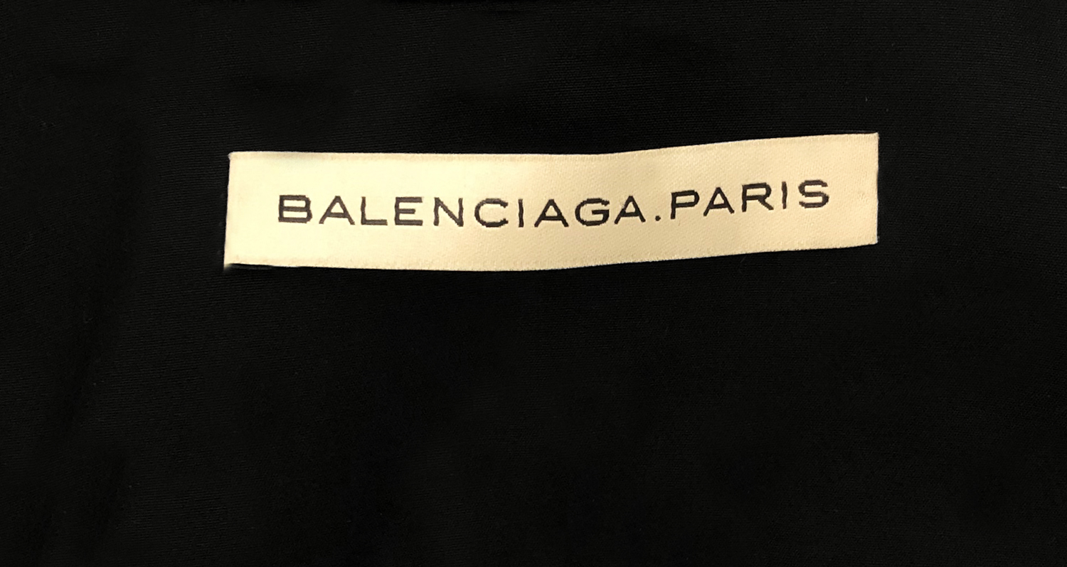 Черная рубашка Balenciaga