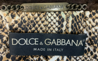Коричневый замшевый жакет Dolce&Gabbana