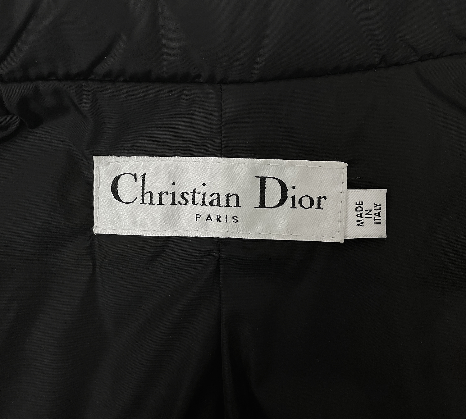 Черная куртка Christian Dior