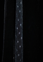 Черное вечернее бархатное платье Valentino