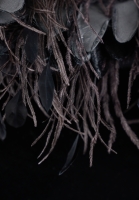 Черное вечернее бархатное платье Valentino