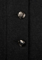 Темно-серая юбка Chanel с пуговицами