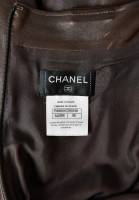 Коричневая кожаная юбка Chanel Paris-Dallas