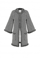 Трикотажный черно-белый костюм Chanel