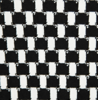 Трикотажный черно-белый костюм Chanel