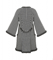 Трикотажный черно-белый костюм Chanel