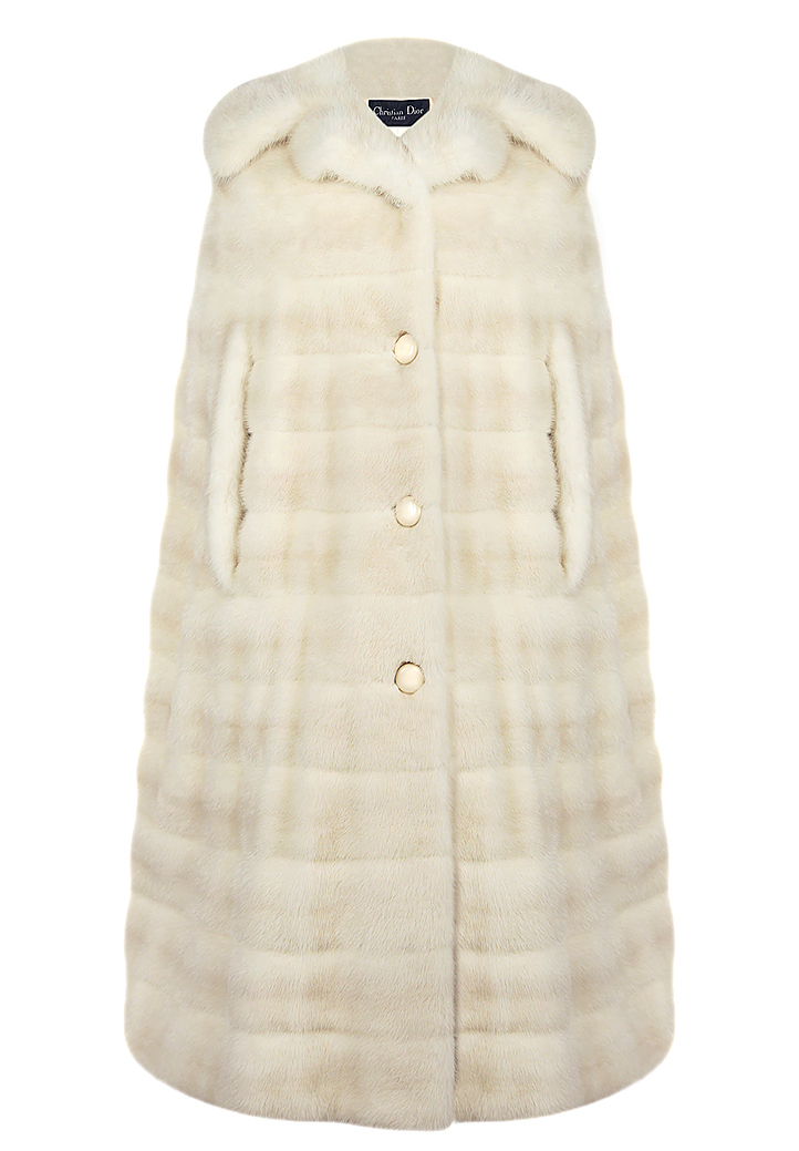 Кейп Christian Dior из меха норки