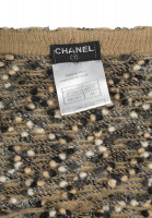 Бежевый кардиган Chanel с вышивкой