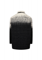 Черно-белое укороченное пальто Valentino