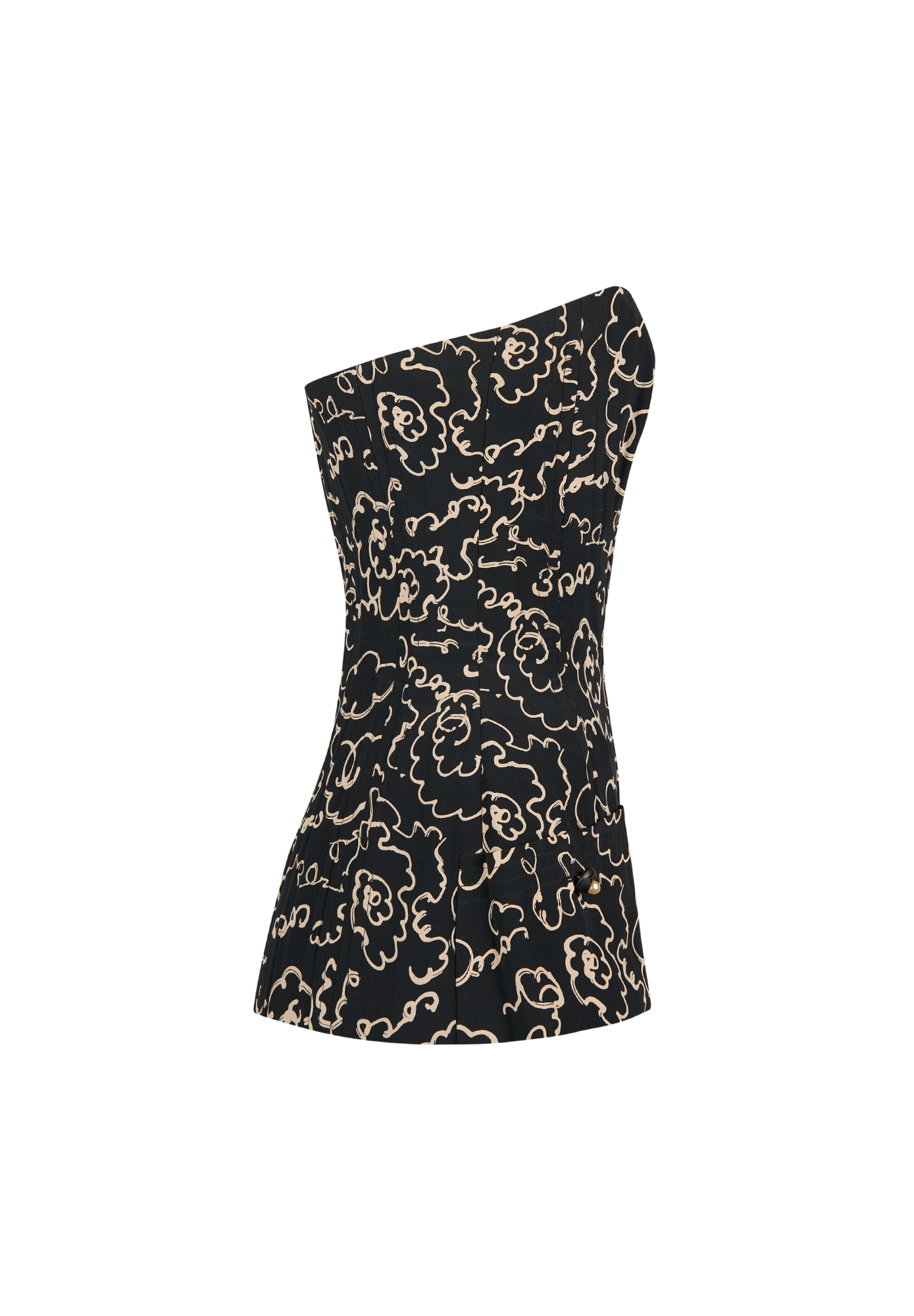 Темно-синий корсет Chanel