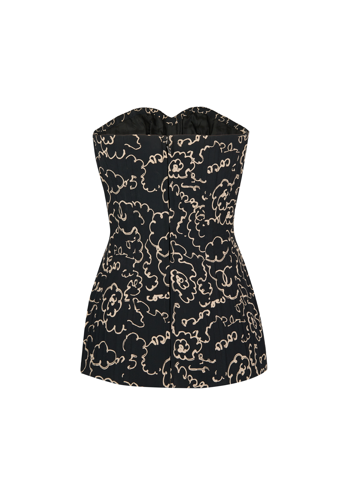 Темно-синий корсет Chanel