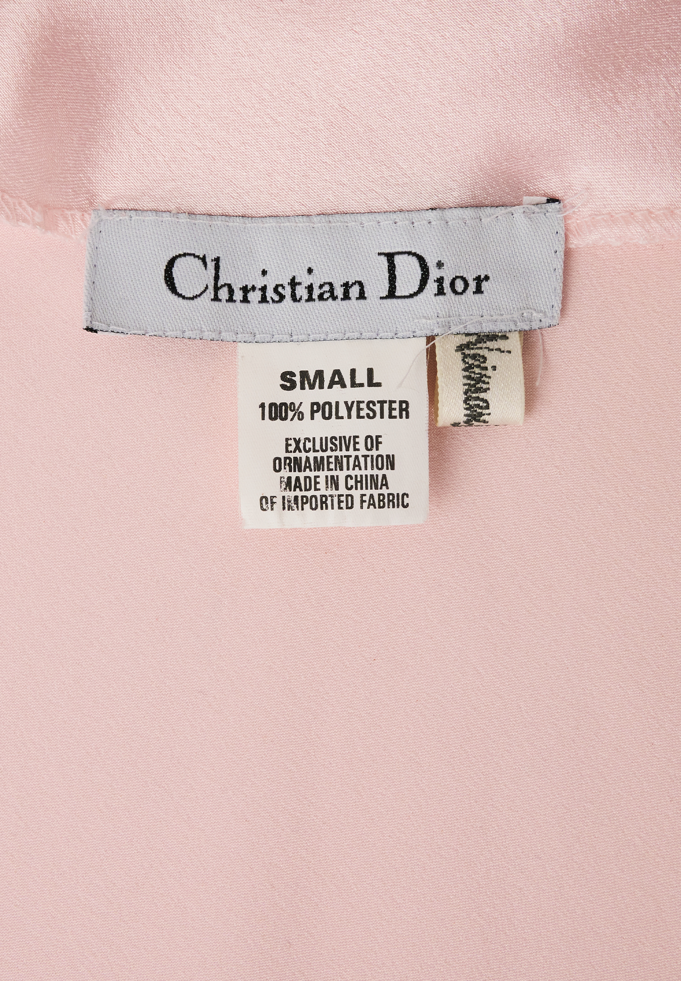 Светло-розовое платье Christian Dior