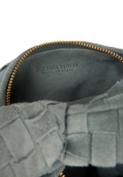Серая замшевая сумка Bottega Veneta Jodie mini